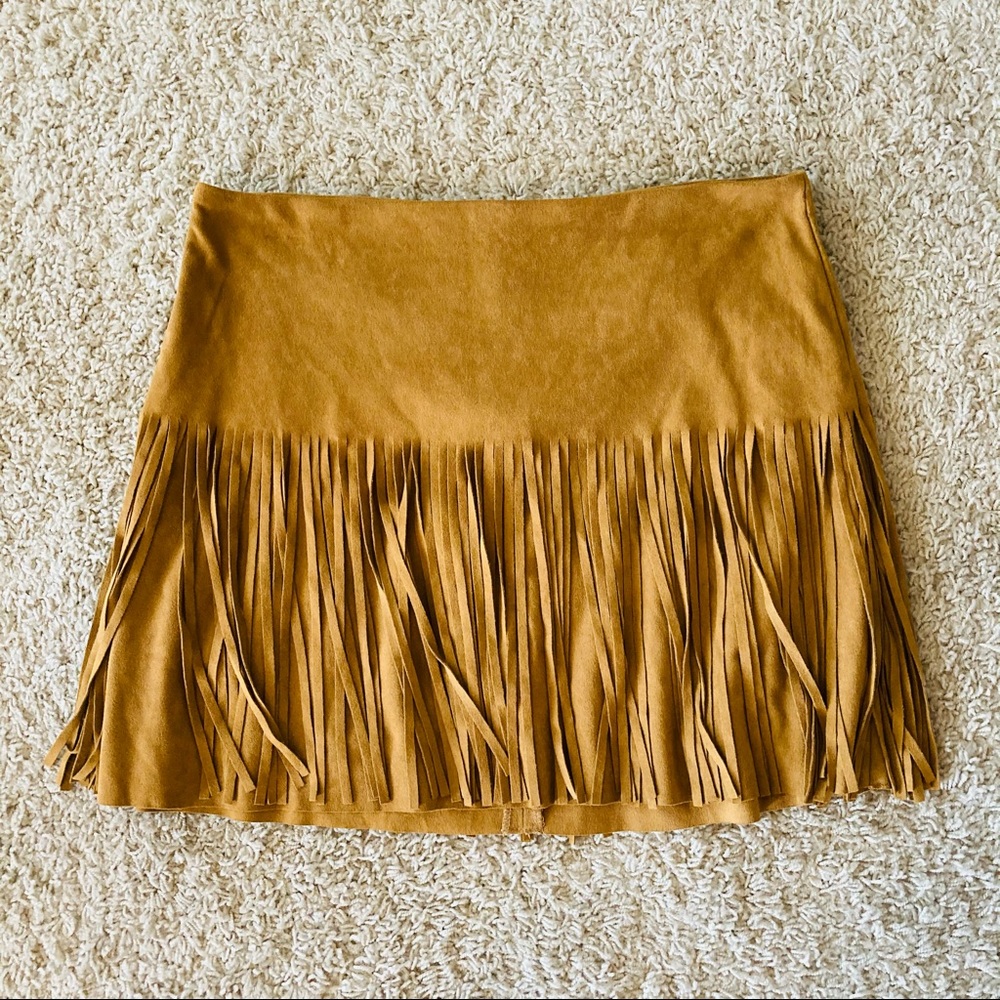 NWT Jolt Fringe Mini Skirt
